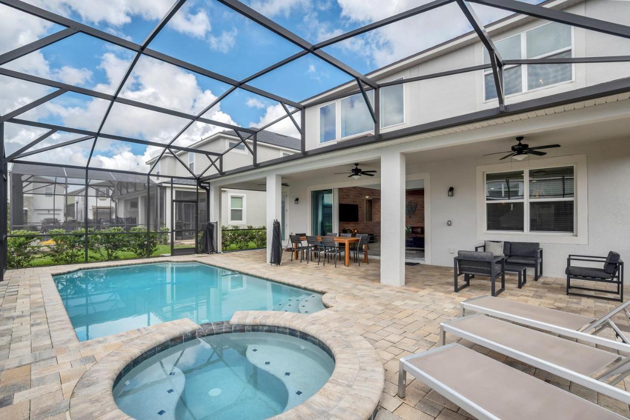 Modern Villa Wprivate Pool&Spa, Free Water Park Orlando Exteriér fotografie