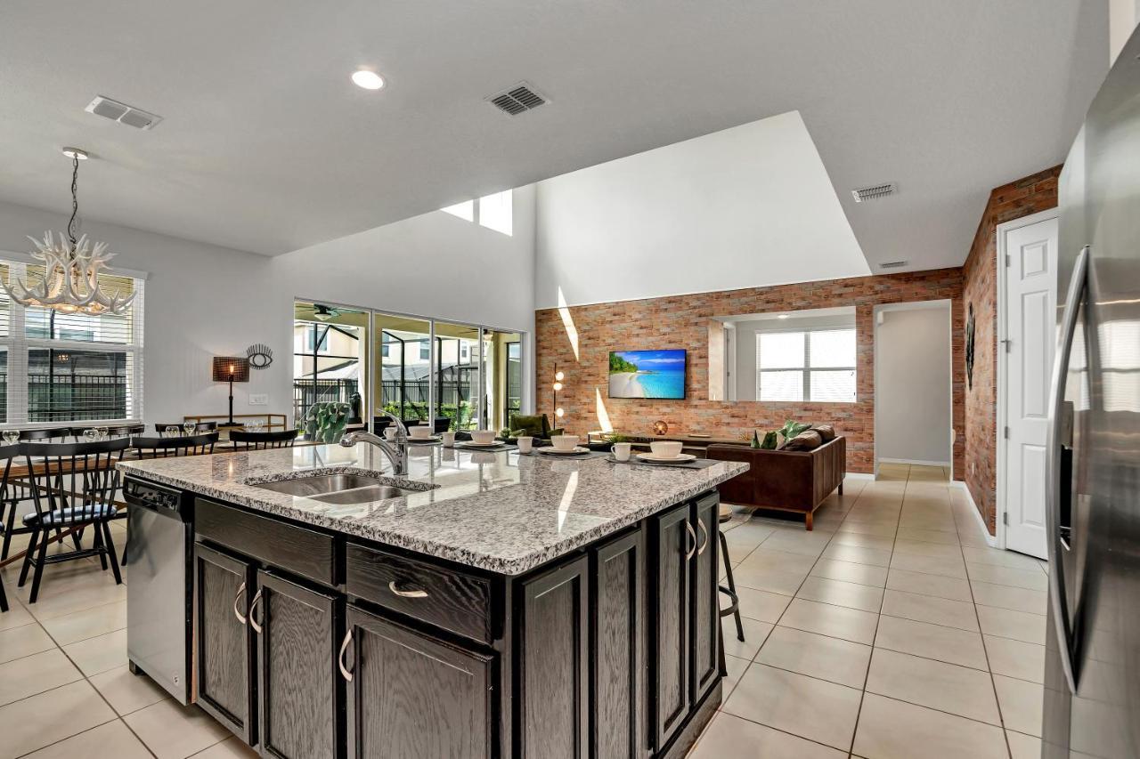 Modern Villa Wprivate Pool&Spa, Free Water Park Orlando Exteriér fotografie
