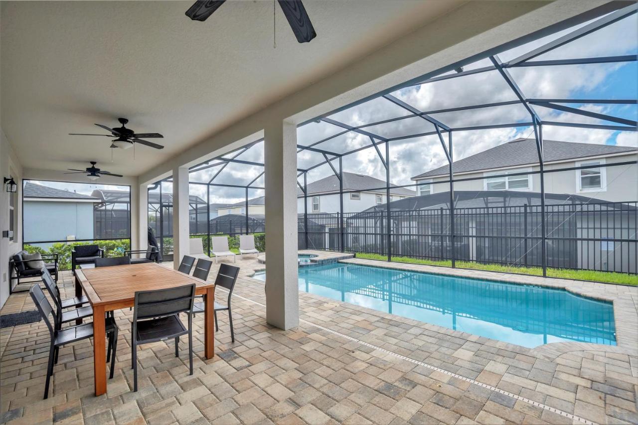 Modern Villa Wprivate Pool&Spa, Free Water Park Orlando Exteriér fotografie